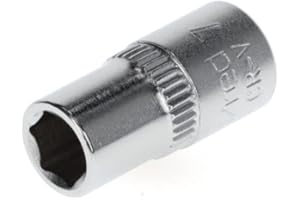 GEDORE red Vaso, Llave de vaso, Accionamiento de 1/4'' 6,3 mm, Hexagonal, 7 mm de ancho, Herramienta, R41000703, Acero