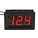 Produktbild 0,56 Mini Digital Voltmeter Spannungsprüfer Spannungsanzeige DC 3-30V 12/24V Volt Panel Meter Voltage Gauge mit LED Display Digitale Spannung Autobatterie Tester Auto Voltanzeige Panelmeter(Rot)