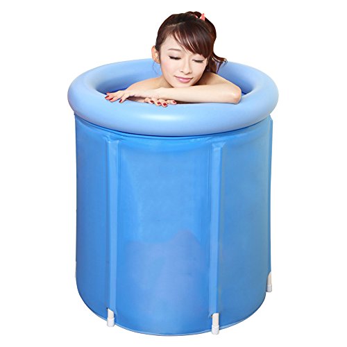 Preisvergleich Produktbild Dicker Isolierungs falten badewanne Badefass erwachsene Wanne aufblasbare Badewannenwanne rüsten sich mit Hahn aus, um Wasser abzulassen ( Farbe : B , größe : Große )