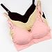 YIANNA Comfort Sleeping Bra Wireless Underwear Front Open Seamless Nursing Bras,3PACK-L