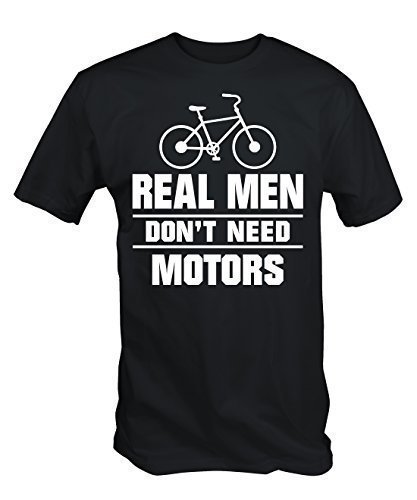 Amazon Funny Mtb Shirts 6TN Mens Real Men Don't Need Motors Funny