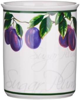 Kitchen Tools Utensil Jar Holder Caddy Tidy Organiser Storage Canister, Sugar Plum Design Bone China