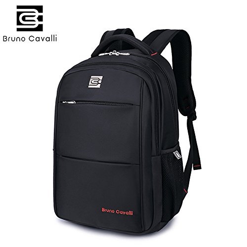 Evay 15,6 17 Zoll Business Laptop Rucksack Wasserdicht Mordern Rucksack für Damen Herren (15,6 Zoll, Schwarz) - 8