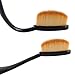 10pcs Beauty Toothbrush Shaped Flawless Foundation Face Power Blushes Makeup Oval Cream Puff Brushes Set