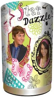 High School Musical Scribbles Low Energy Fabric Table Lamp Light