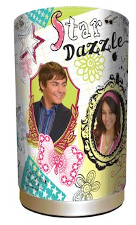 High School Musical Scribbles Low Energy Fabric Table Lamp Light