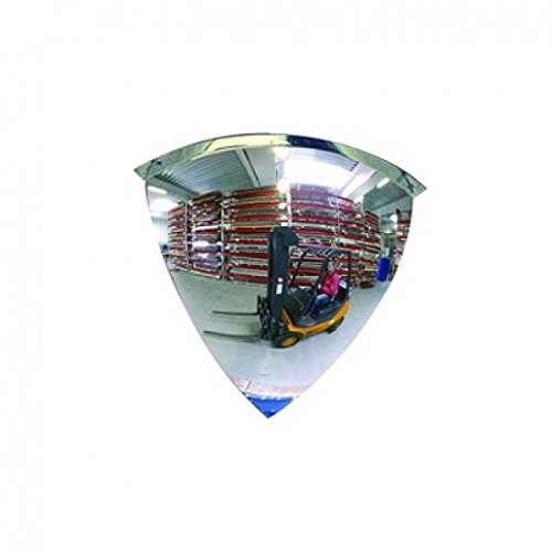 dancop 0004370 Corner Convex Mirror, PMMA, 80 cm Diameter