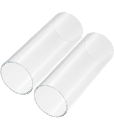 Tube Acrylique Plexiglass XT 60x54mm Longueur 1000mm Transparent
