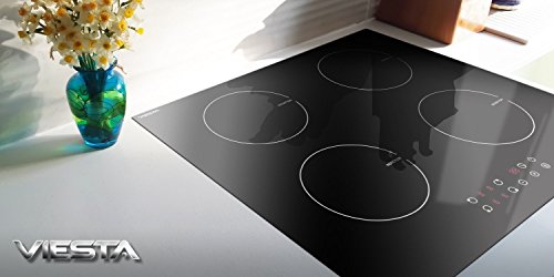 Viesta I4Z hochwertiges Induktionskochfeld mit 4 voneinander unabhängigen Kochzonen / 9 Kochstufen – Sensor-Touch Display für maximalen Bedienkomfort – Autark - 2