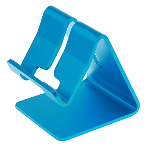 Baoblaze Moda Porta Cellulare Smartphone Sospeso Stand da Tavolo Scrivania - Blu