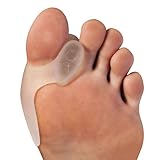 Medi Grade 1 Pair (2pc) Silicone Bunion Protectors, Correctors and Toe Separators Hallux Valgus Straightener and Pain Relief Kit (British Standards, Medical Grade Materials)