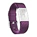 Produktbild Ersatz Armbänd für Fitbit Charge 2, CAM-ULATA Weiche Silikon Verstellbare Einstellbare Zubehör Band Ersatzband Uhrenarmband Ersatz Armband für Fitbit Charge 2 Smartwatch Herzfrequenz Sport Fitness Tracker, Violett