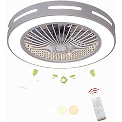Salon moderne chambre chambre d'enfant bureau éclairage décoratif ventilateur lumière LED ventilateur plafonnier avec télécommande ventilateur de plafond avec éclairage économiseur d'énergie