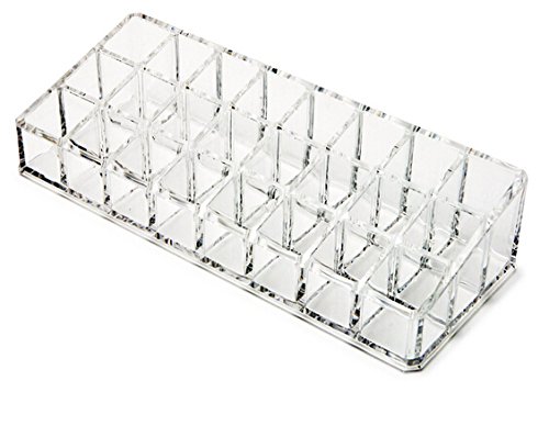 Angelina Acrylic Crystal Clear Cosmetic Case Makeup Holder Brush Organizer Display (Style C)
