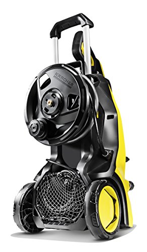 Kärcher Hochdruckreiniger K 5 Premium Full Control Plus inkl. Pistole mit Druckanzeige und Tasten zur Druckregulierung, 3-in-1 Multi Jet Strahlrohr: Dreckfräser, Flachstrahl und Reinigungsmitteldüse, Quick Connect Funktion und Schlauchtrommel (max. 20-145 bar, 500 l/h) - 3