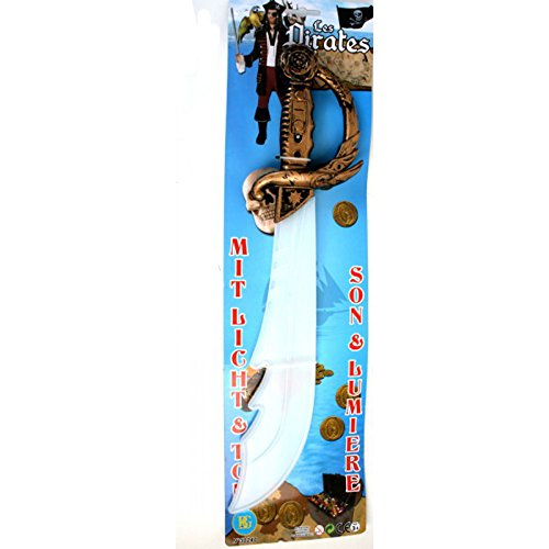 Preisvergleich Produktbild GRAND SABRE SWORD PIRAAT GELUID EN LICHT 47 CM PVC TOY