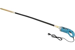 JOLRE vibratore per calcestruzzo, 850 W/1300 W betoniera, vibratore per cemento, vibratore piastrelle, con tubo, tubo da 1,5 m (1300 W)