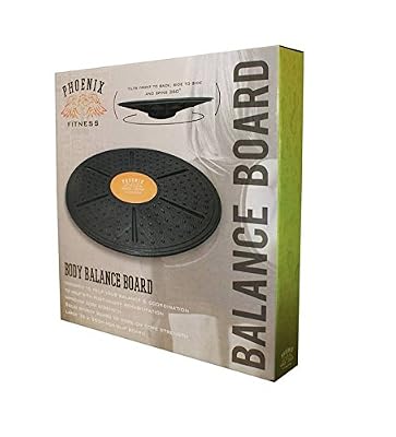 Phoenix Fitness Unisexe Balance Board, Noir, Taille 360