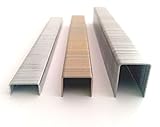  Grapas para trabajos ligeros serie 80 corona 12,8 mm inox - 8 mm