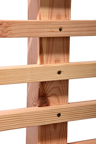 dobar Design Pflanzen-Rankhilfe, Rankgitter-Rankgerüst, natur, 76 x 6.5 x 186 cm, 58220e - 6