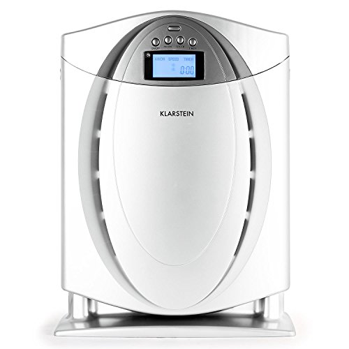 Klarstein Grenoble • Luftreiniger • Lufterfrischer • Ionisator • Vorfilter • HEPA-Filter • Kalt-Katalysator-Filter • Aktivkohlefilter • 4-in-1 Filter • geräuscharm • platzsparend • geringer Energieverbrauch • geeignet für Allergiker • silber - 2