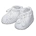 Lovely white soft knitted bootie by Soft Touch - One Size