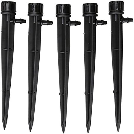 Golden Lank 5 pcs Sprinkler Emitter Drip Set System Adjustable Water Flow Lawn Irrigation Drippers Garden Irrigation System Tool New