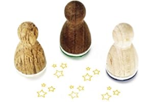 Stemplino Mini sello de estrellas pequeñas.