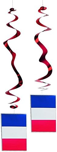 Deco Party UK France Hanging Swirl Decoration