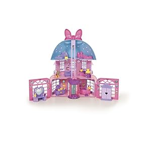 Disney La Maison avec 2 figurines Minnie et Daisy (6cm) et plus de 20 accessoires; Jouet pour enfants à partir de 3 an