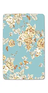 SmartNxt Credit Card Shape 64GB Designer Pen Drive ||Blue||Pattern||Light Brown Flowers
