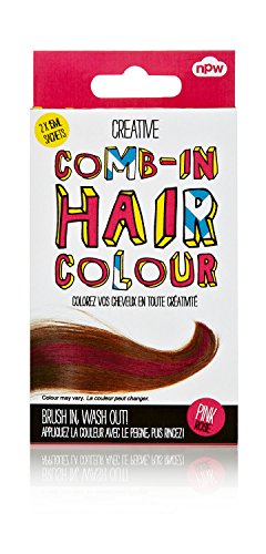 Creative Comb-In Hair Colour - Pink Rose