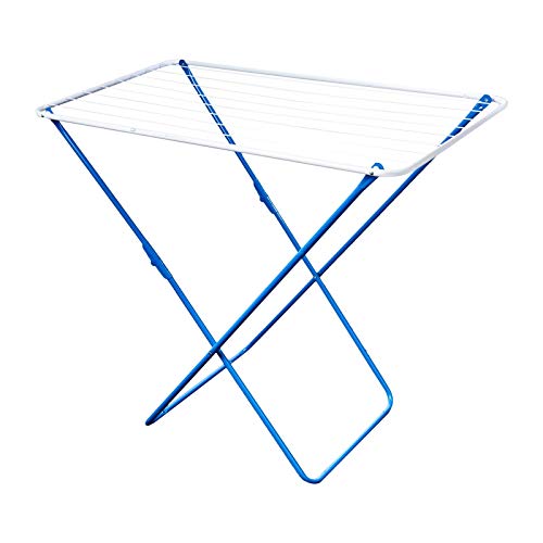 Gimi Plast Tendedero de pie de acero, 10 m de longitud de tendido