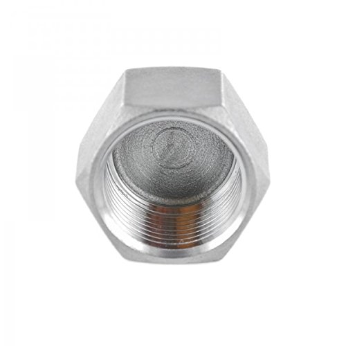KI Edelstahl Kappe Gewindekappe Schraubkappe V4A Gewindefitting 1″ - 3