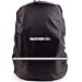 Produktbild WM WeatherMan Regenschutz wasserdichte Hülle schwarz für Foto Rucksack, Backpack, Fahrrad Tasche, Schultasche und Schulranzen mit Reflektor Streifen