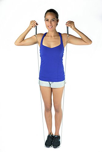 Springseil – Speed Rope – Ca. 3 m & leicht verstellbar – Stahlkugellager – Ideal für Crossfit, MMA, Box- & Fitness-Training – Lebenslange Garantie - 6