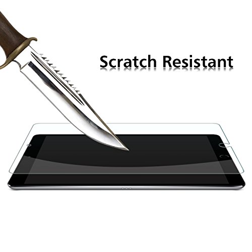 OMOTON Panzerglas Schutzfolie für iPad Pro 10.5 [2017], 9H Härte, Anti-Kratzen, Anti-Öl, Anti-Bläschen,lebenslange Garantie - 3