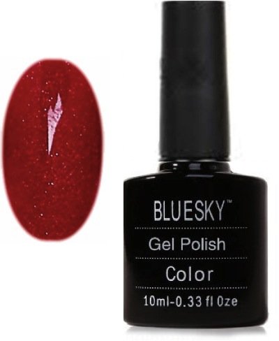 Bluesky UV LED Gel Soak Off Nail Polish, Autumn Scarlet