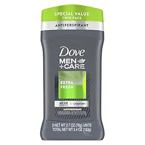 Dove Men+Care Antiperspirant Deodorant Stick, Extra Fresh 2.7 oz, Twin Pack by Dove