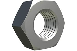 KEPLE M16 Dado Esagonale In Acciaio Legato (10 Pezzi) Dadi Esagonali In Acciaio Zincato, Filettatura Metrica Adatta Per Viti E Bulloni anchè Legno/Mobili. DIN934 ISO4032 16mm