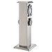 Produktbild Verteiler 2 Steckdosen Edelstahl Timer Garten Stromversorgung Grau Globo 37002-2Z