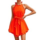 Sommerkleid Spitze Kleid Damen Cocktailkleid Festlich Partykleid A Linie Ärmellos KnielangDamen Kleid Abendkleid Schulterfreies Cocktailkleid Jerseykleid Skaterkleid Knielang Elegant Festlich Asymmetrisches Partykleid Damen Ärmellos V-Ausschnitt Spitzenkleid Brautjungfer Cocktailkleid Chiffon Faltenrock Langes Kleid Damen Pullover Kleider Kleid Strickkleider Langarm Mode Stricksweat Strickpullover Lose Sweatkleid Minikleid