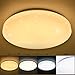 Produktbild VINGO® 16W LED Deckenbeleuchtung rund Deckenlampe Starlight Effekt schön Wohnraum Wohnzimmer Farbwechsel Lampe