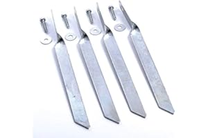 Rebo® Ground Anchor Stake Set for Securing Wooden Swing Sets, Playhouse, Climbing Frames and Other Play Equipment | OutdoorToys | Set of 4, Includes Coachscrews and Washers