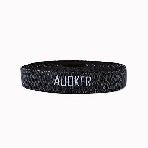 niceEshop(TM) Band mit Klettverschluss 0,8-Zoll Klettband mit Klettverschluss 16,4 Feet One Wrap Hook Schleife Selbst Gripping Kabel Ties- Schwarz - 4