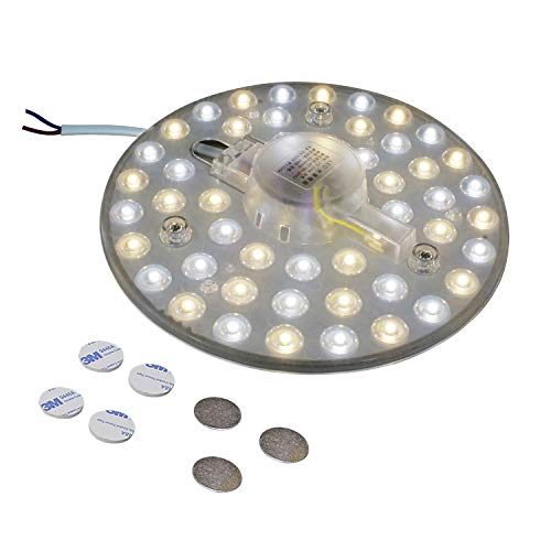 STBTECH Fuente de luz de modulelight LED de nueva generación 24W Luz de color doble Ronda Luminaria de montaje en techo Reemplazo de la fuente de luz con módulo de lente - 1PCS