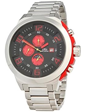 deLorean Automatikuhr massiver Edelstahl DL05-7801SS-s-r Crossing