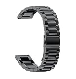 NotoCity Edelstahl-Metall-Band für Armbanduhren 16 mm 18 mm 20 mm 22 mm Schnellspanner Ersatz-Uhrenarmband für Herren Damen Sport Uhrenarmbänder