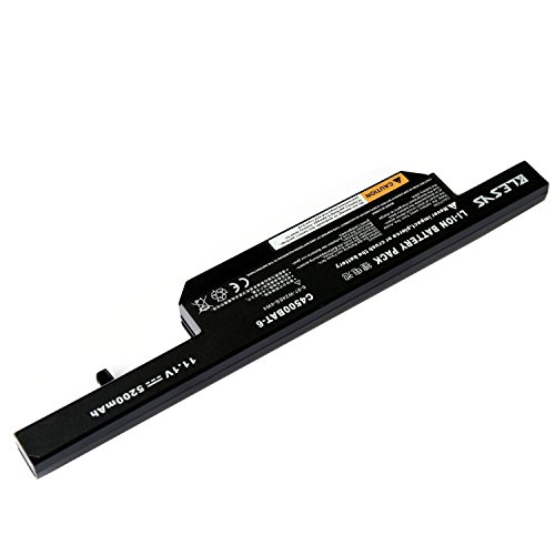 BLESYS – CLEVO C4500BAT-6, B4100M, B5100M, B7110, C4100, C4500, C4500Q, C5100Q, C5105, W150DAQ, W251EQ, SAGER NP2240, NP2252 SAGER, SAGER NP3260, NP3265 SAGER, SAGER NP5125 Serie Ersatz Laptop Akku für C4500BAT-6, 6-87-C450S -4R4, 6-87-C480S-4G41 - 4