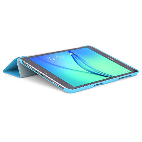 Samsung Galaxy Tab A 9.7 Hülle – MoKo Ultra Slim PU Leder Tasche Schutzhülle Schale Smart Case mit Auto Sleep / Wake up Funktion und Standfunktion für Galaxy Tab A 9.7 Zoll T550 Tablet-PC, Hellblau - 4